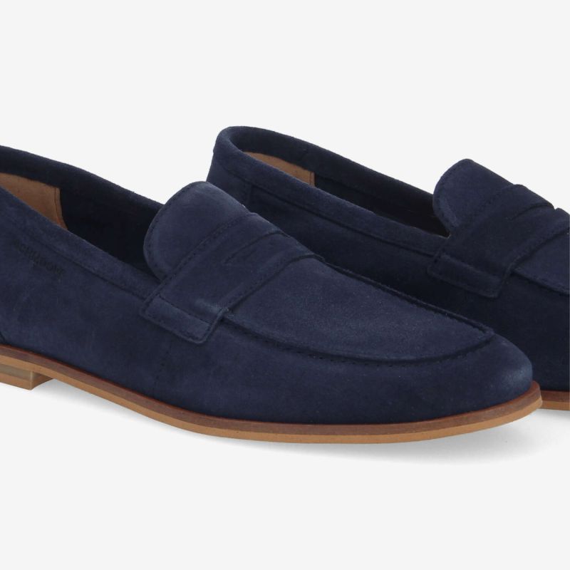SMART MOC M - SUEDE LEATHER - NAVY